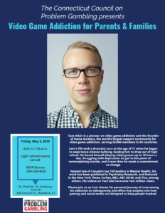 Cam Adair, international video game addiction expert