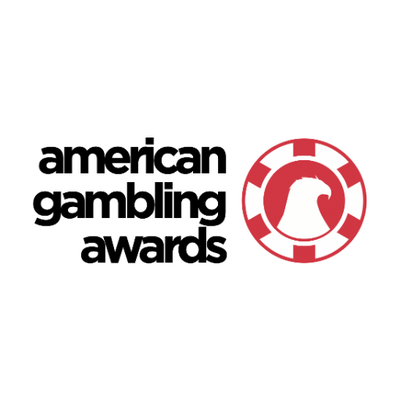 American Gambling Awards logo featuring black text and a red and white casino chip.